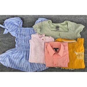 Lot of 5 Girls Tops Sz XL 14-16 Multicolor Cardigan Sweatshirt Layering School